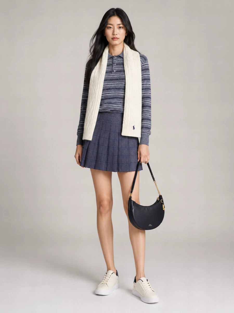 Tommy Hilfiger Leather Lace-Up Sneakers
