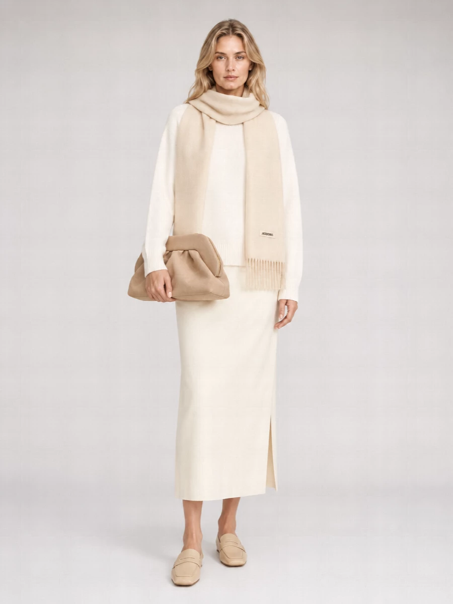Loulou Studio Silk Straight Skirt