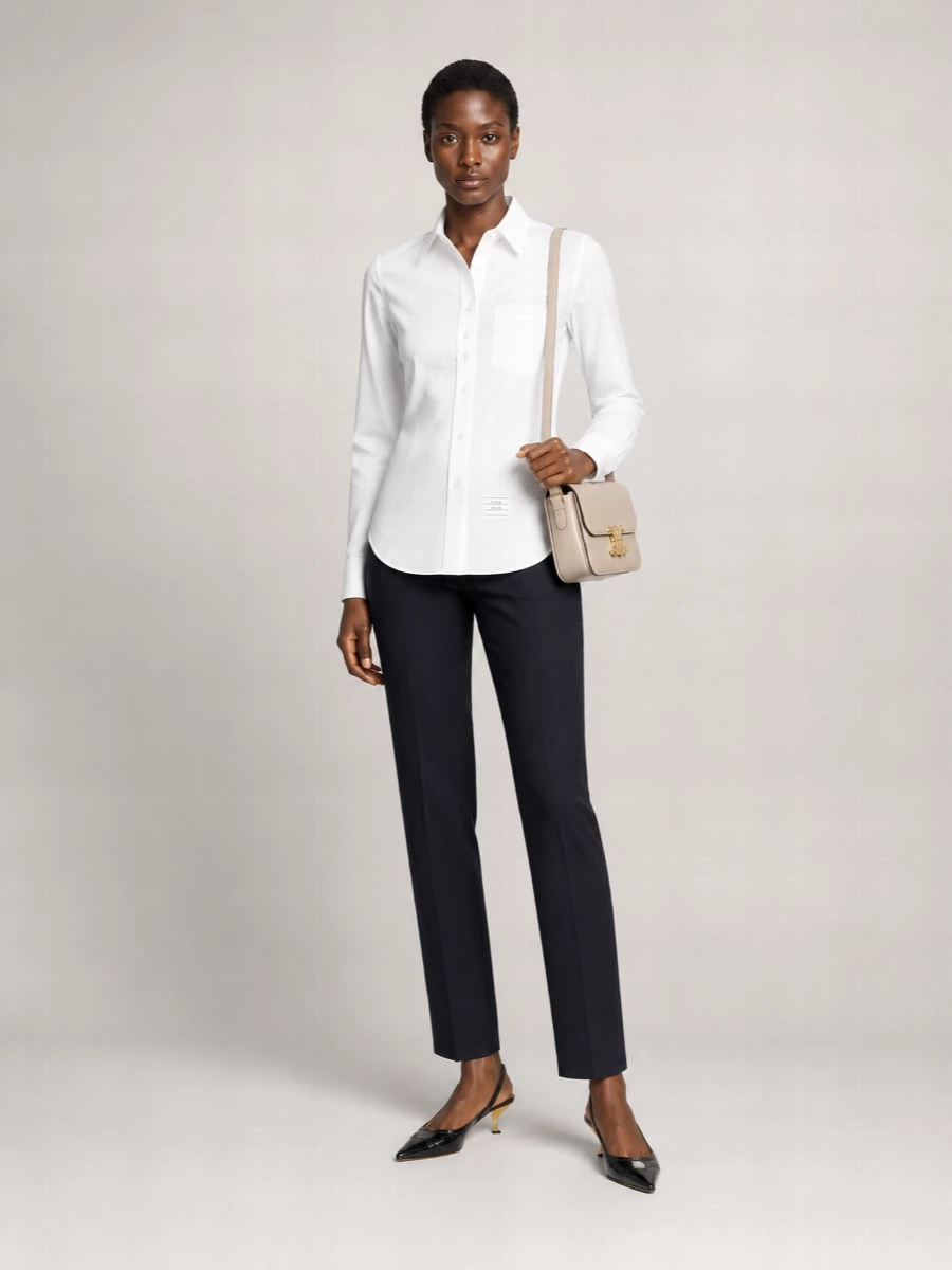 Thom Browne Cotton Long-Sleeve Shirt
