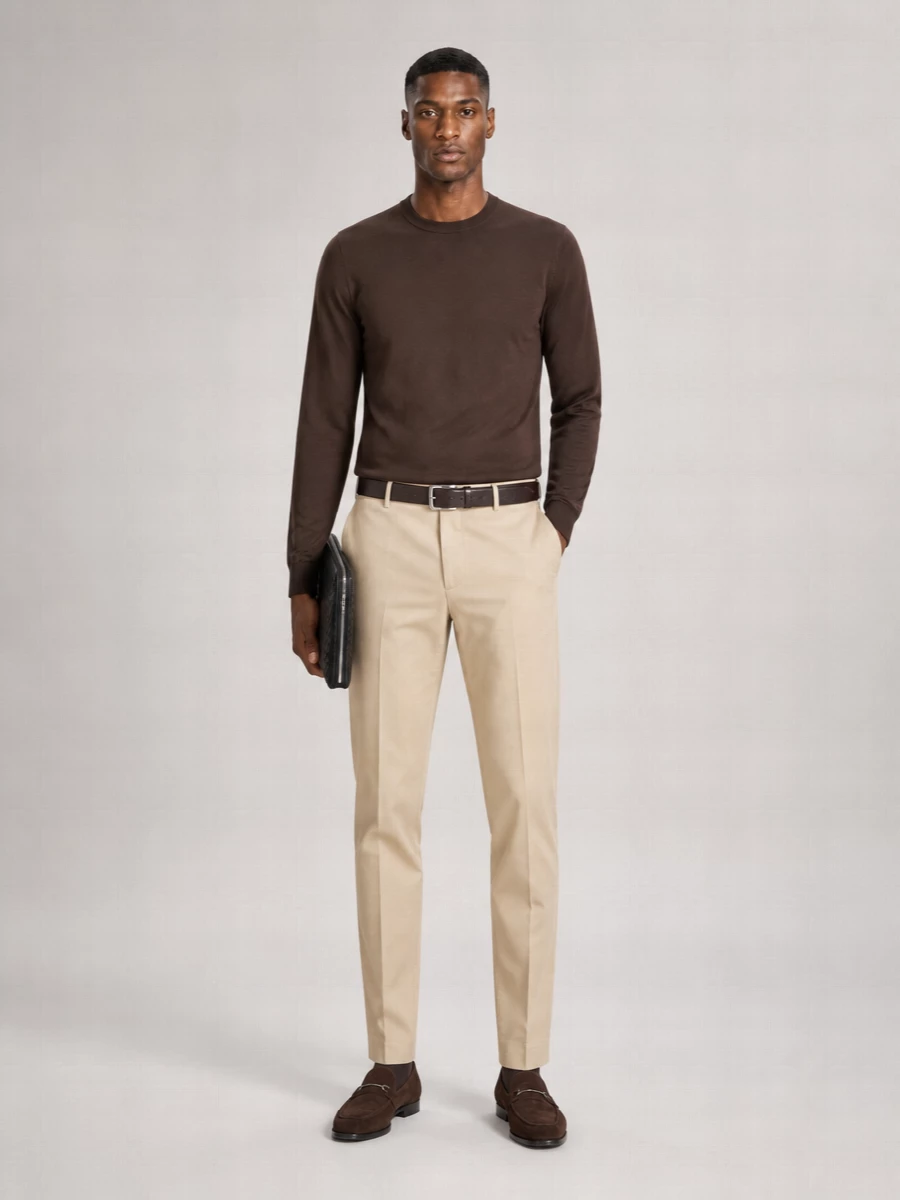 Pt Torino Cotton Straight-Leg Trousers