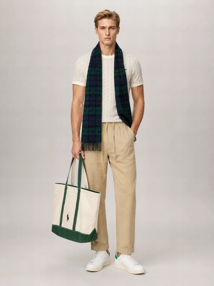 Lacoste Jacquard Monogram Regular-Fit T-Shirt