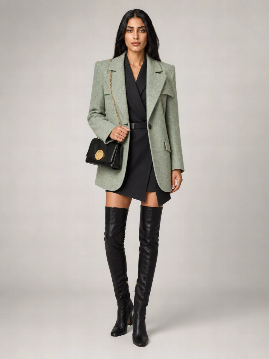 Chloé Leather Over-The-Knee Boots