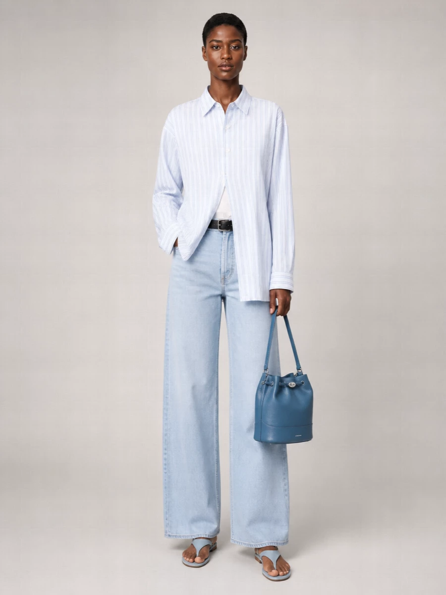 Haikure Denim Wide-Leg Jeans