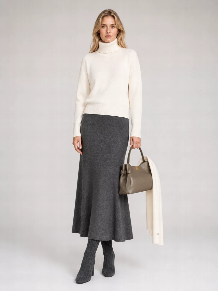 Lisa Yang Cashmere Ribbed High-Neck Sweater