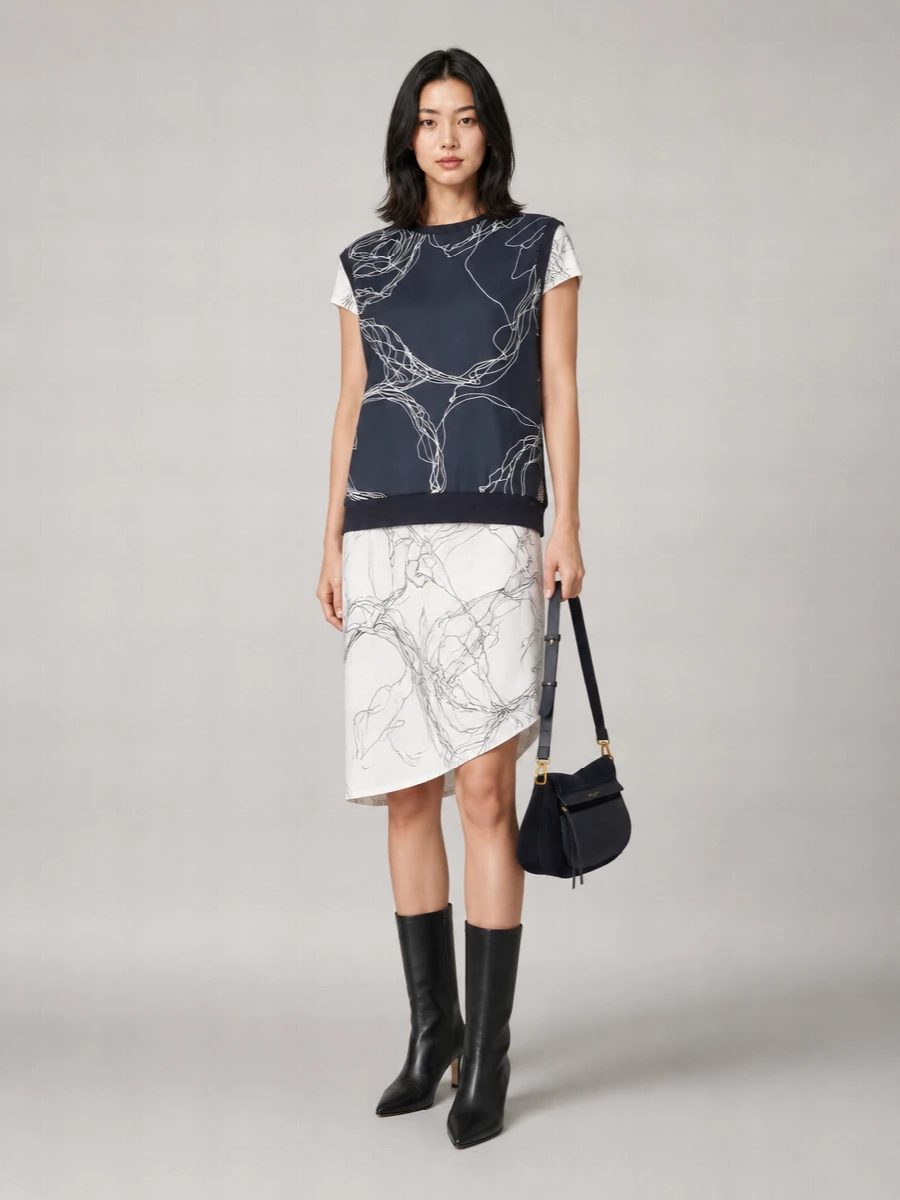 Gianni Chiarini Calfskin Helena Shoulder Bag