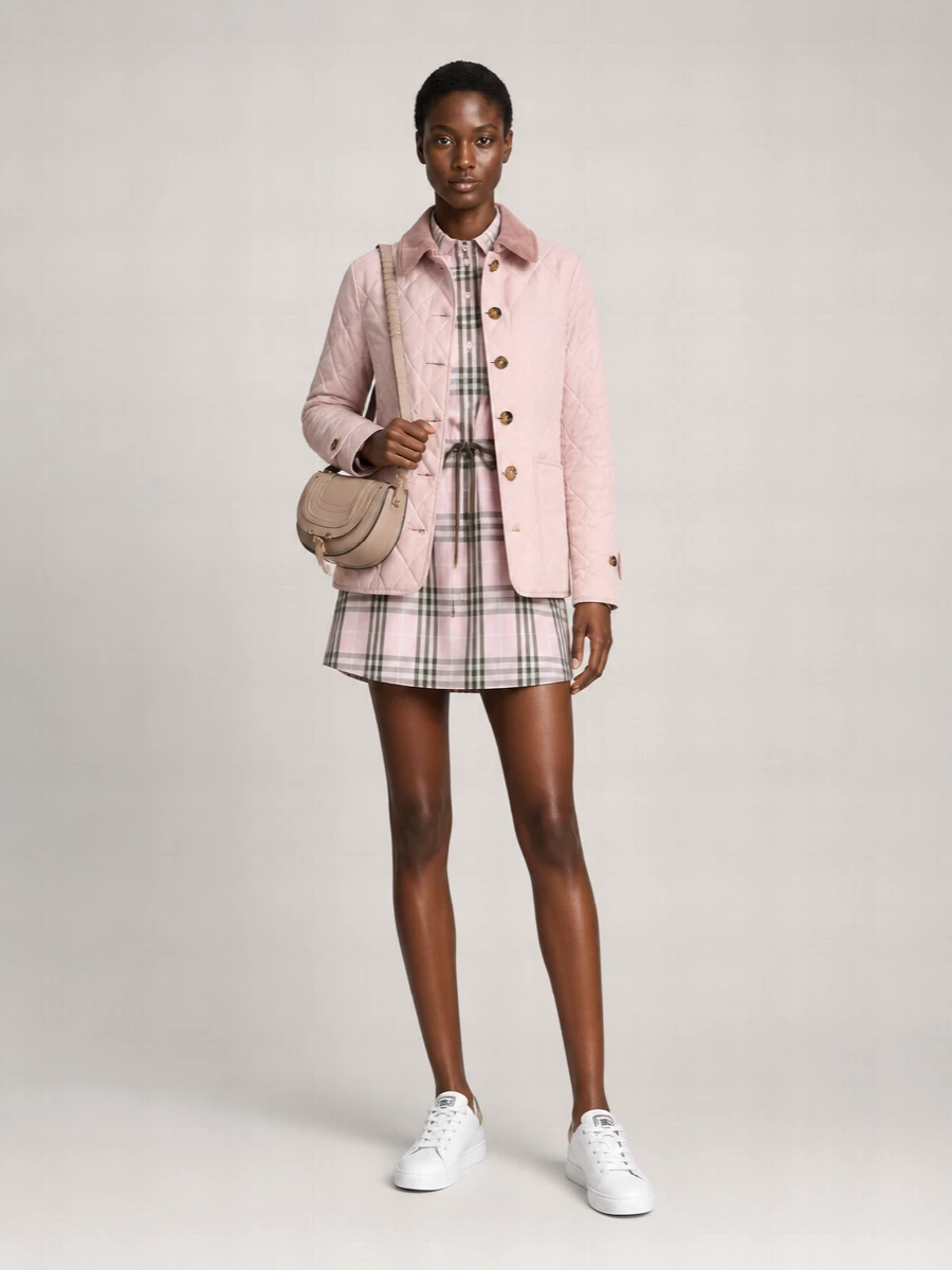 Burberry Quilted Single-Breasted Coat