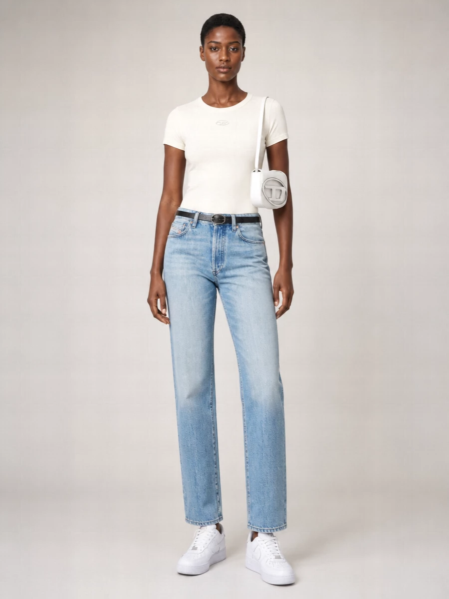 Diesel Denim Straight-Leg Jeans