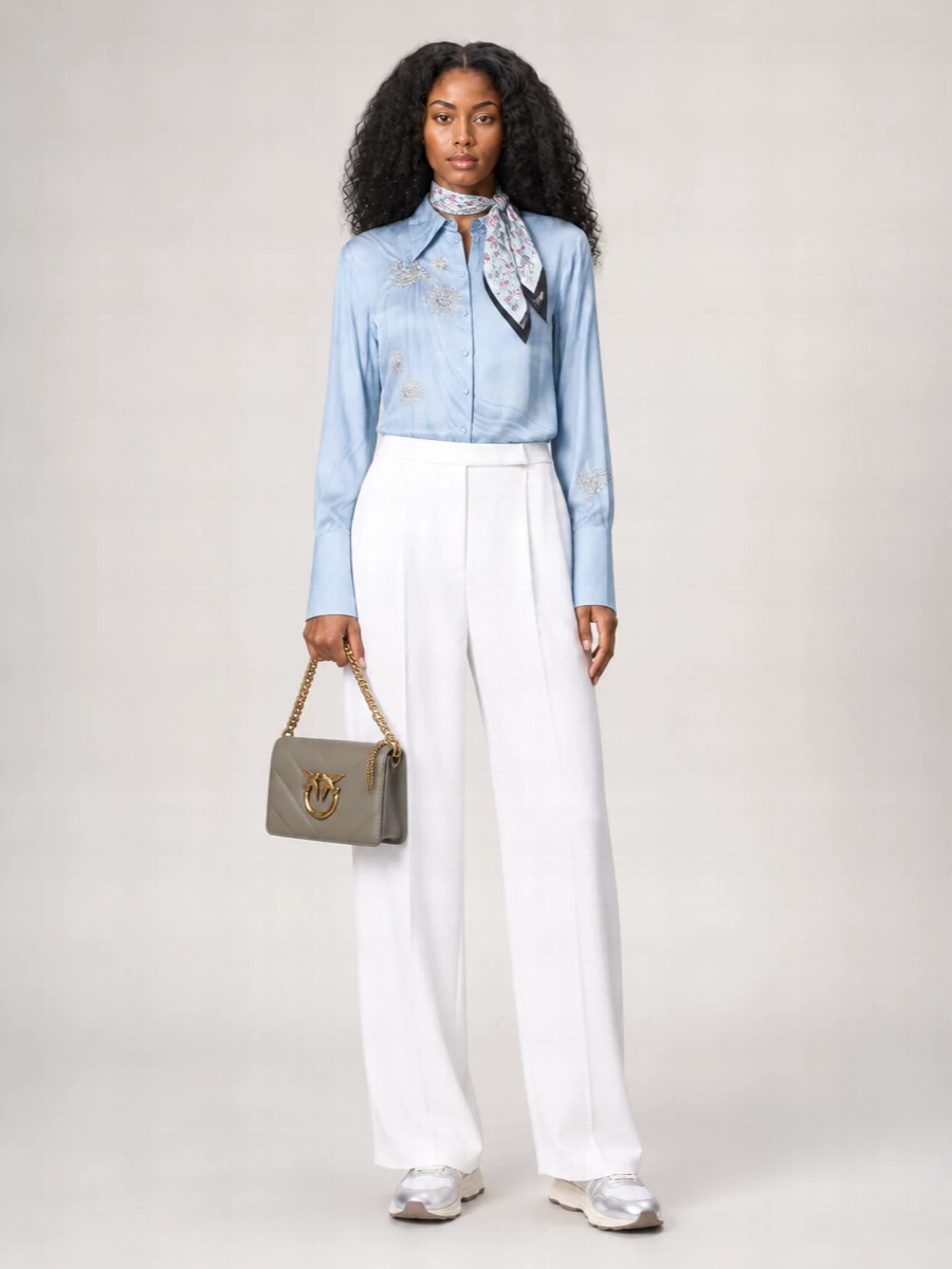 Pinko Printed Satin Shirt
