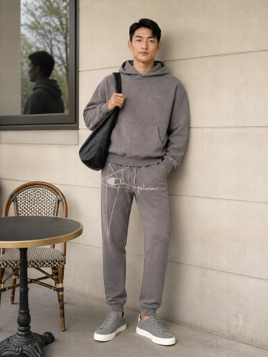 Erl hoodie rick owens pants hogan sneakers