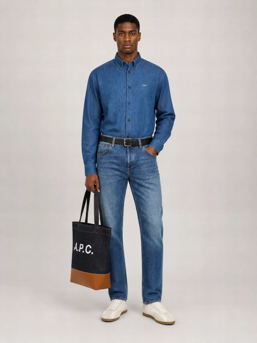 Pt Torino Denim Straight-Leg Trousers