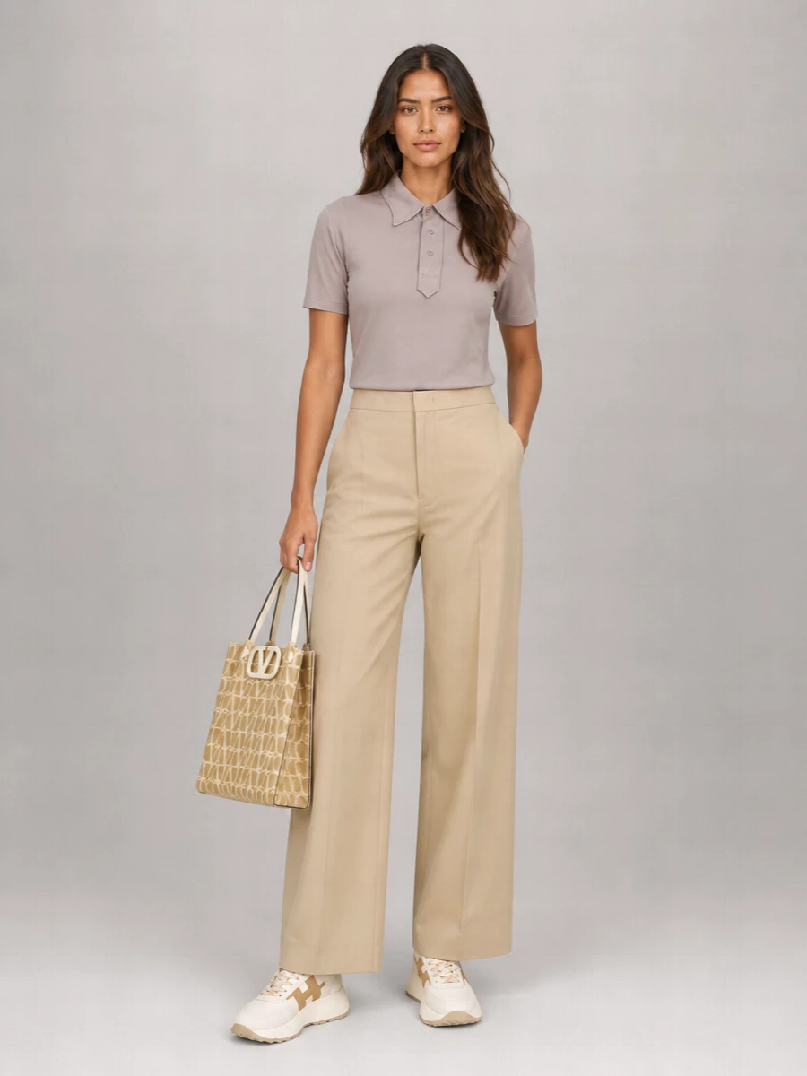Valentino Garavani Vlogo Signature Medium Leather Tote Bag