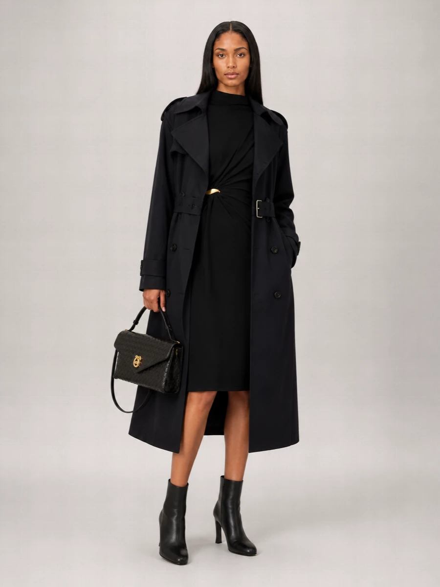 Bottega Veneta Wool Trench Coat