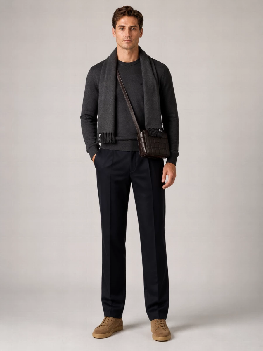 Etro Wool Crewneck Tank Top