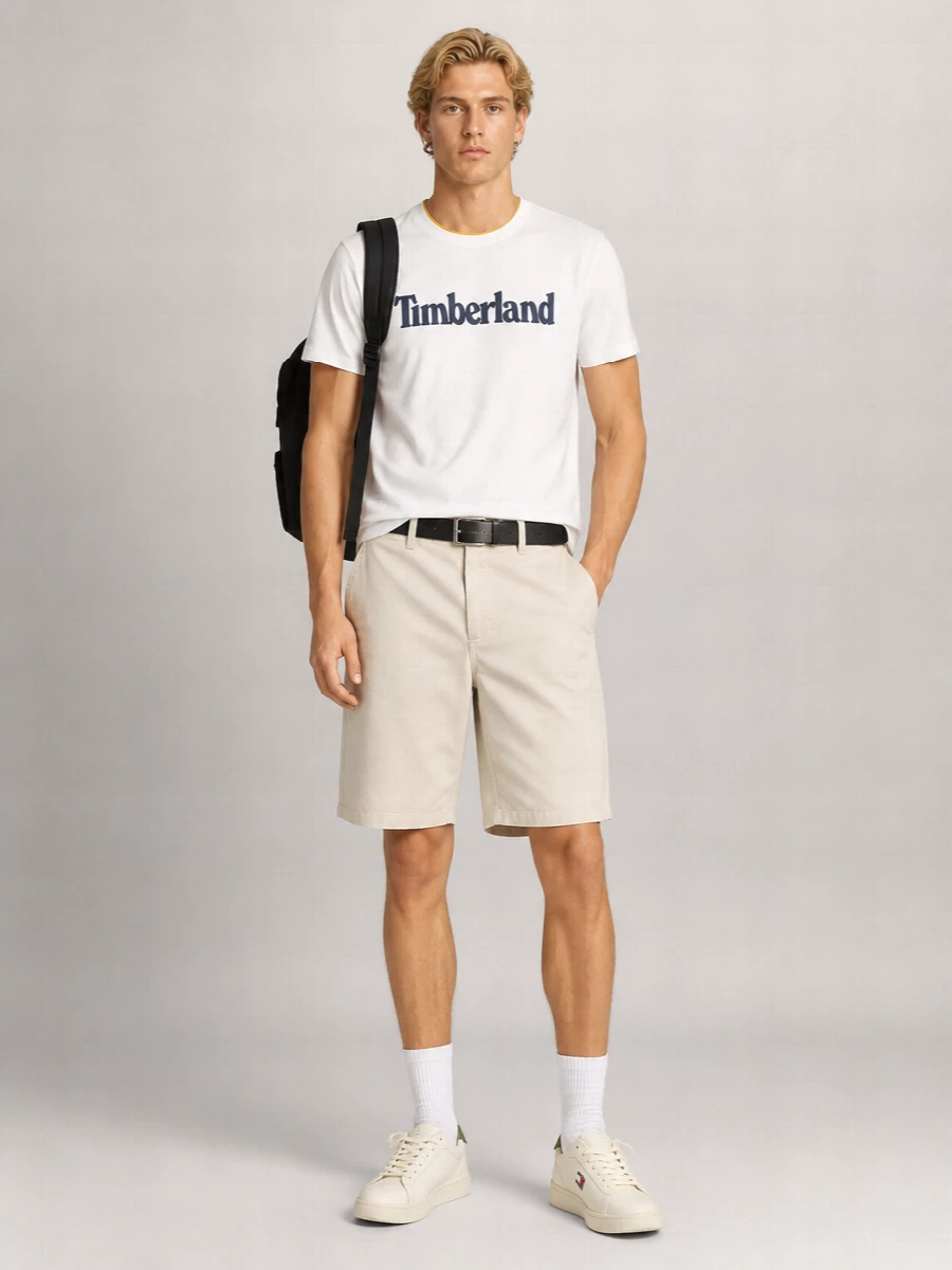 Timberland Cotton Logo-Print T-Shirt