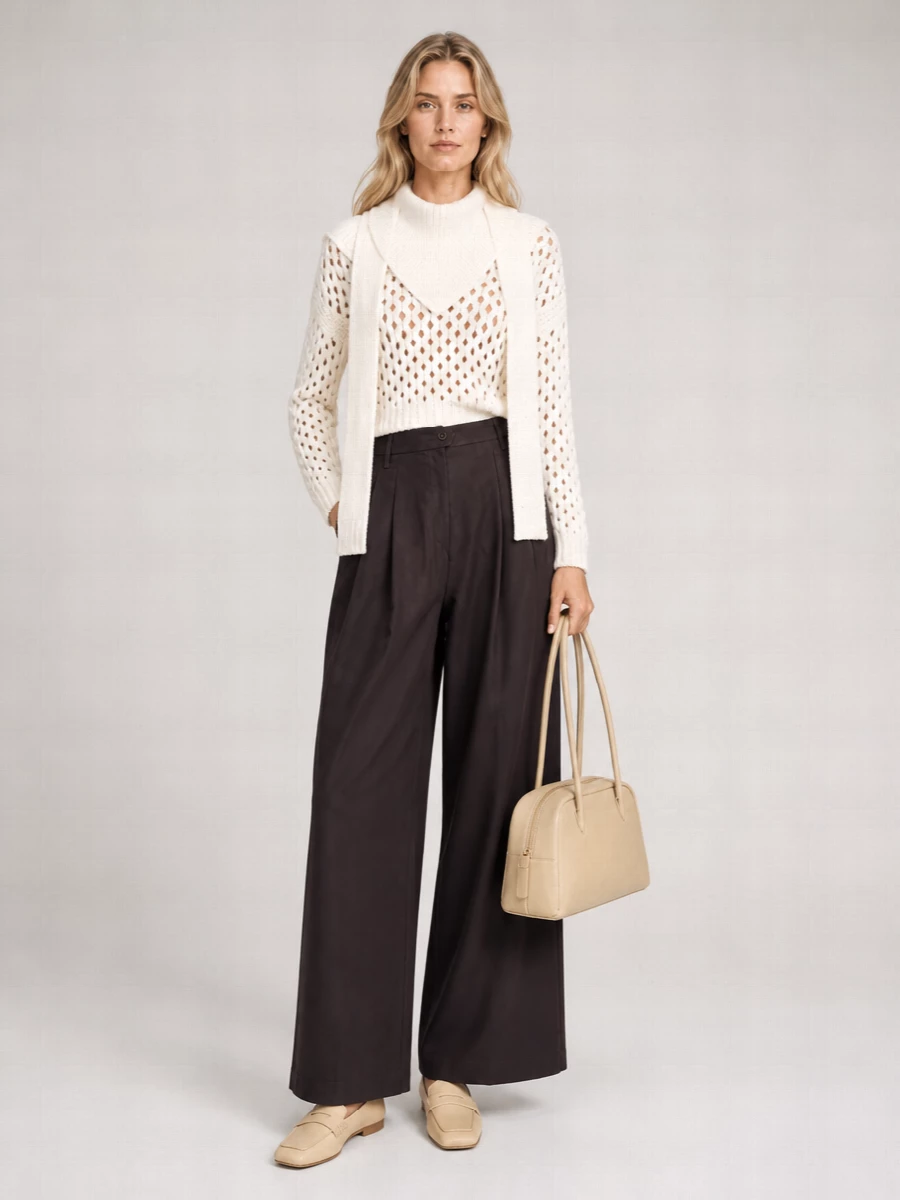 Alysi Wide-Leg Trousers