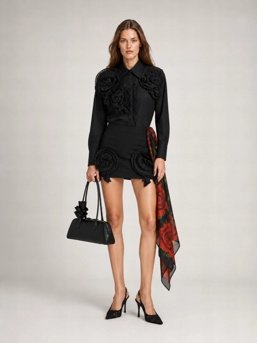 Blumarine Taffeta Shirt