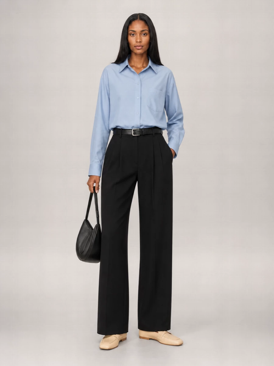 The Frankie Shop Asymmetric Shirt