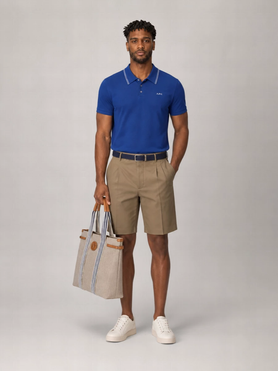 A.p.c. Cotton Logo Polo Shirt