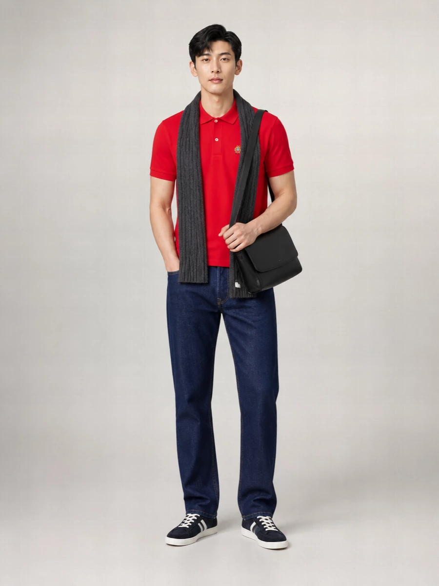 Bally Cotton Short-Sleeve Polo Shirt