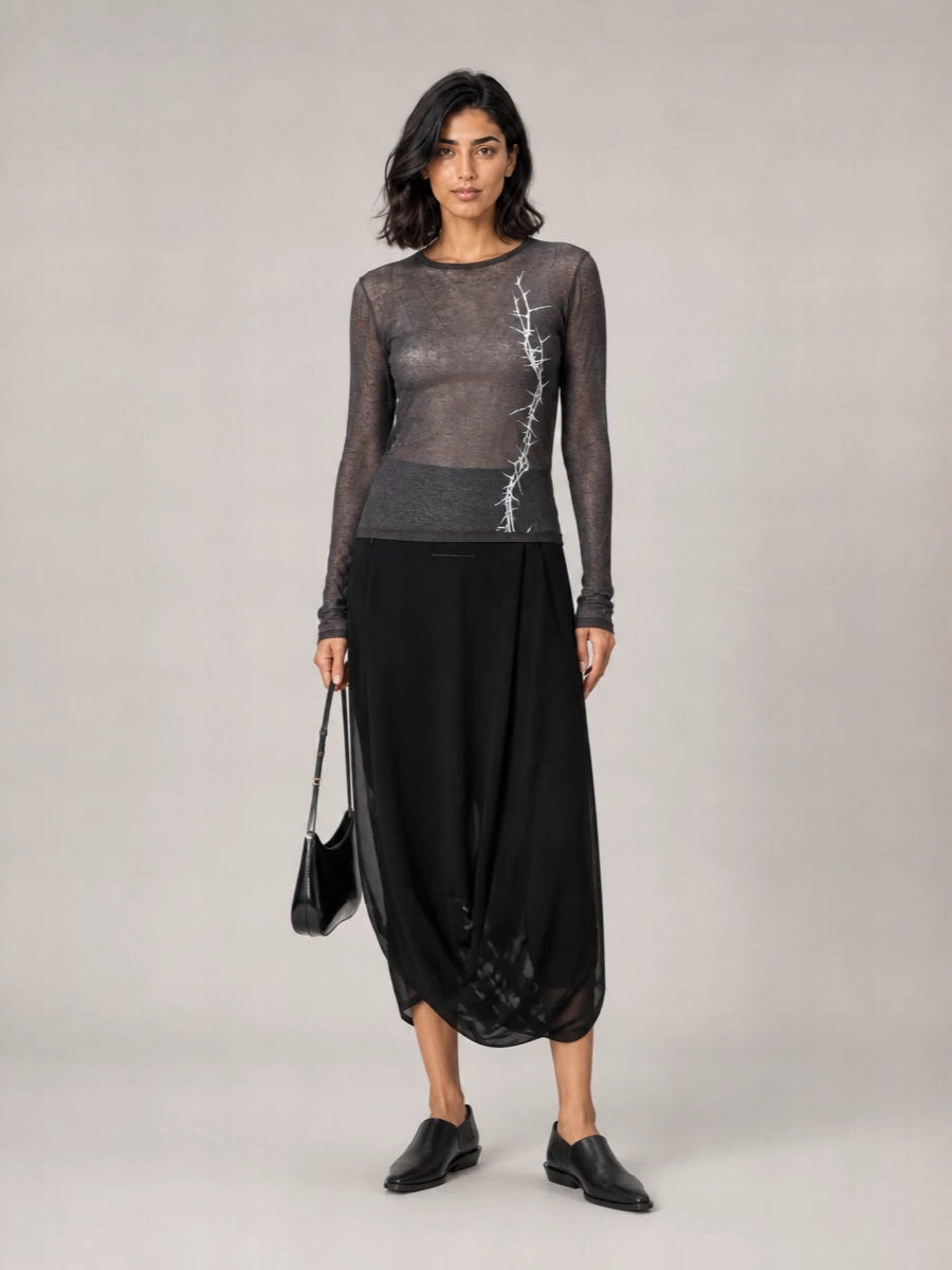 Ann Demeulemeester Leather Pointed-Toe Loafers