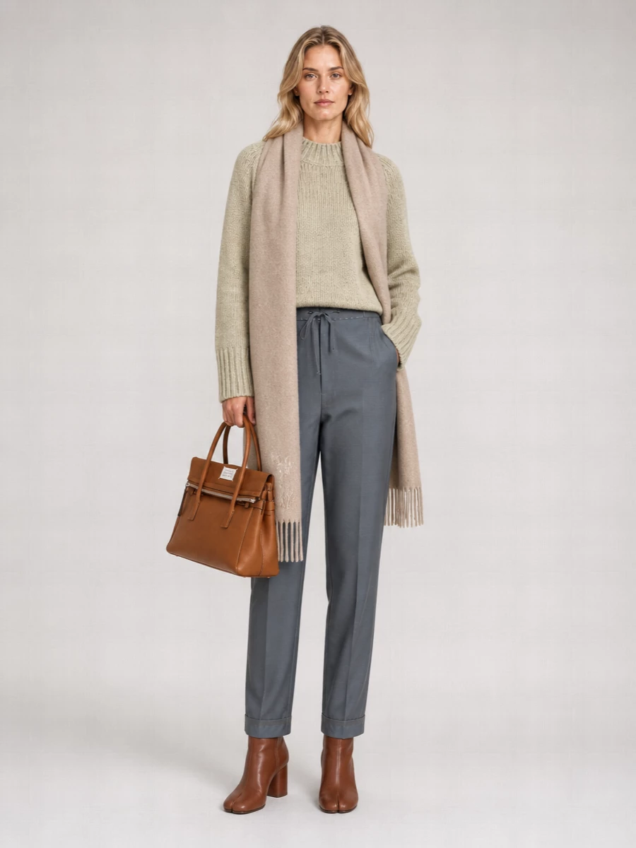 Maison Margiela Ribbed High-Neck Sweater