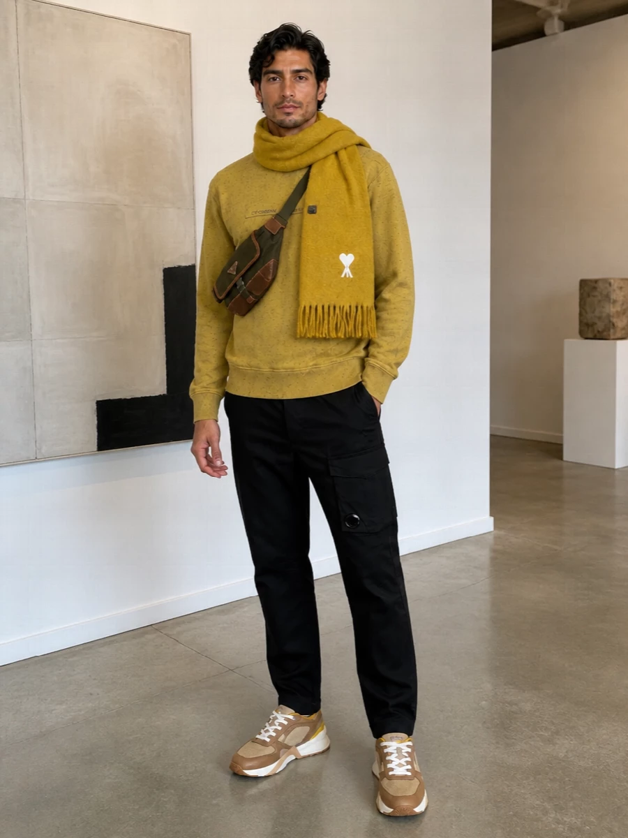Cp company sweatshirt cargos fendi sneakers