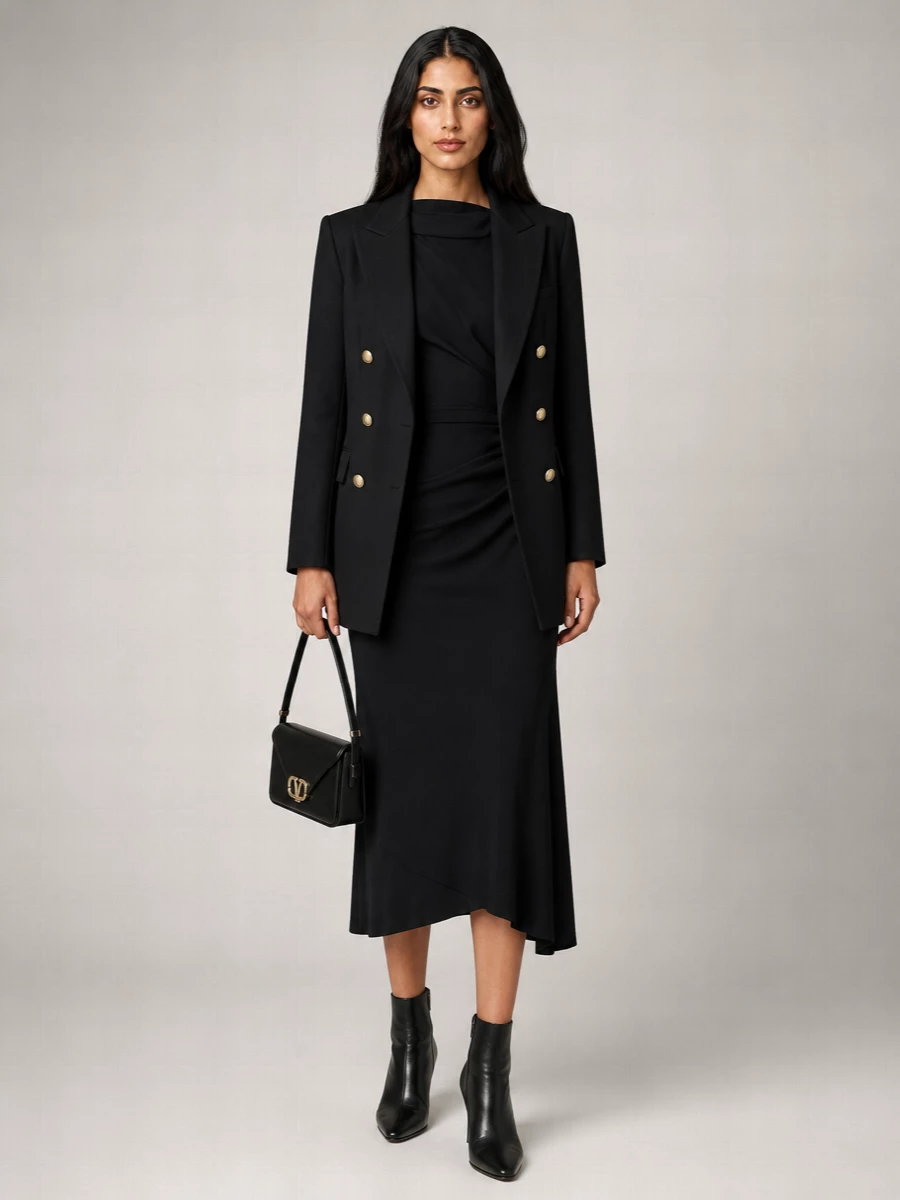Victoria Beckham Double-Breasted Blazer