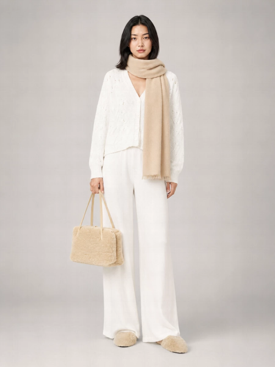 Fabiana Filippi cable-knit sequin-embellished v-neck cardigan