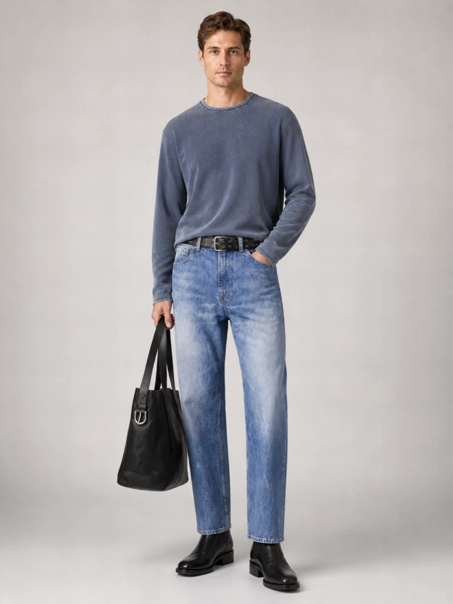 Our Legacy Third Cut Straight-Leg Jeans