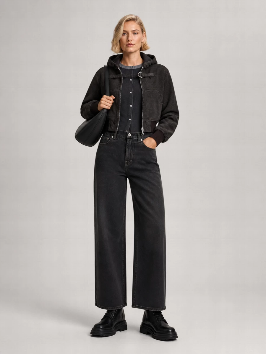 Our Legacy Padded Cropped Hooded Bomber Jacket