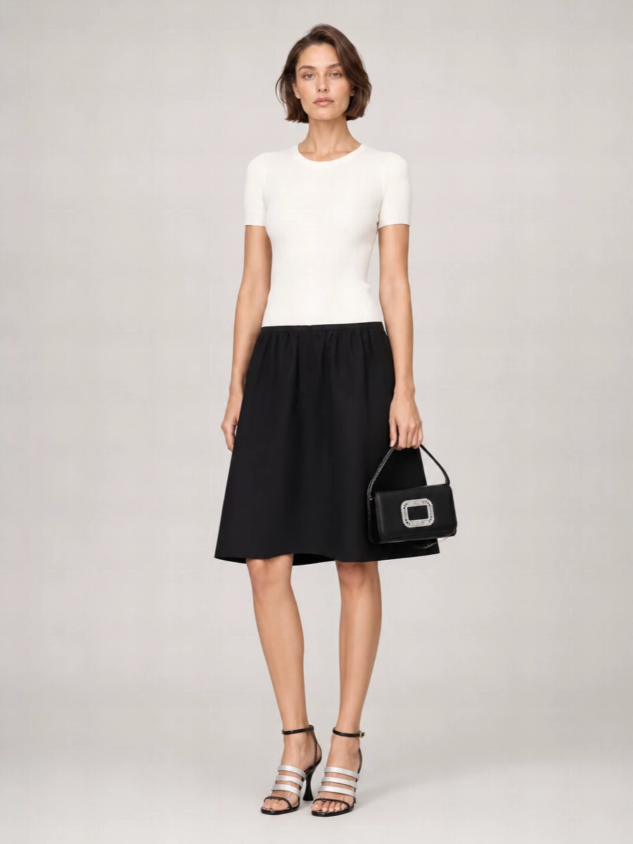 Roger Vivier Crystal-Embellished Leather Micro Bag