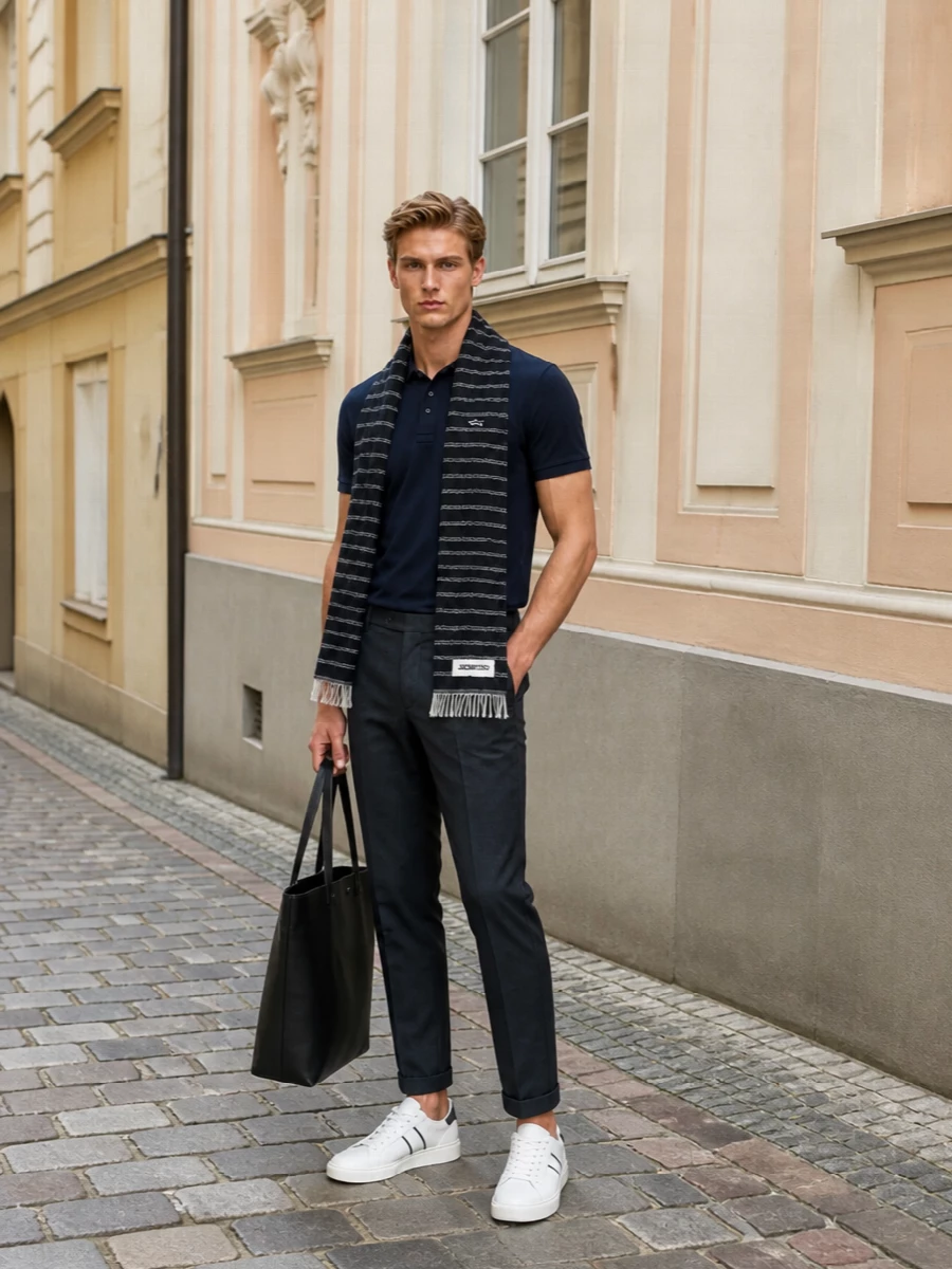 Paul shark polo paul smith trousers hogan sneakers