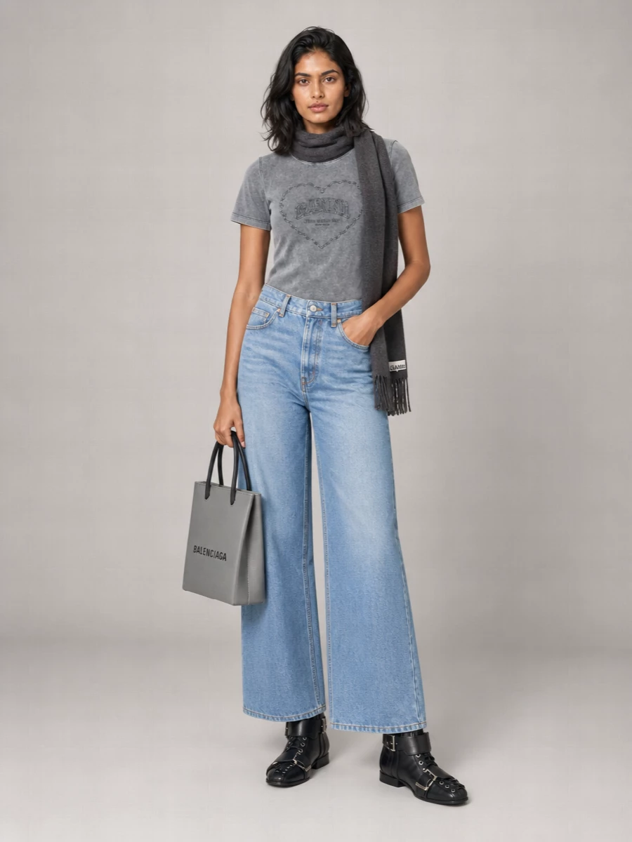 Ganni Cotton T-Shirt