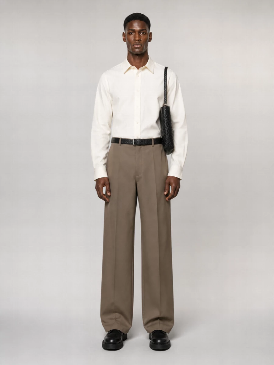 Balenciaga Cotton Wide-Leg Trousers