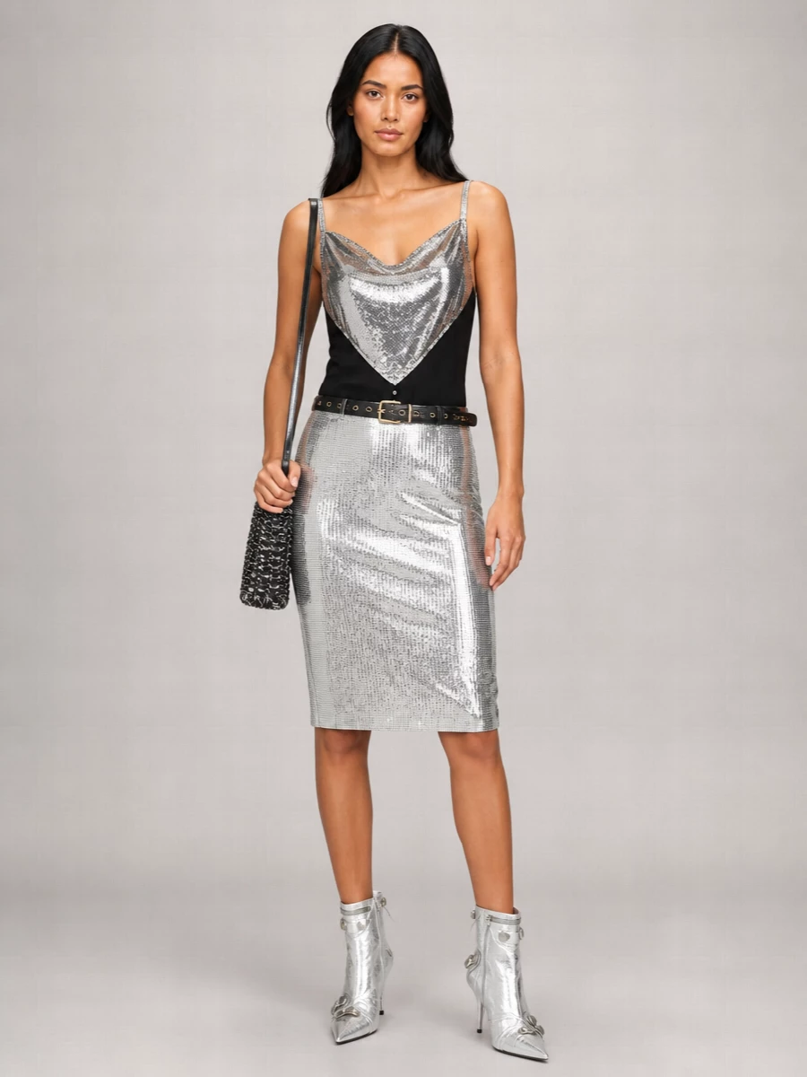 Paco Rabanne High-Rise Mini Skirt
