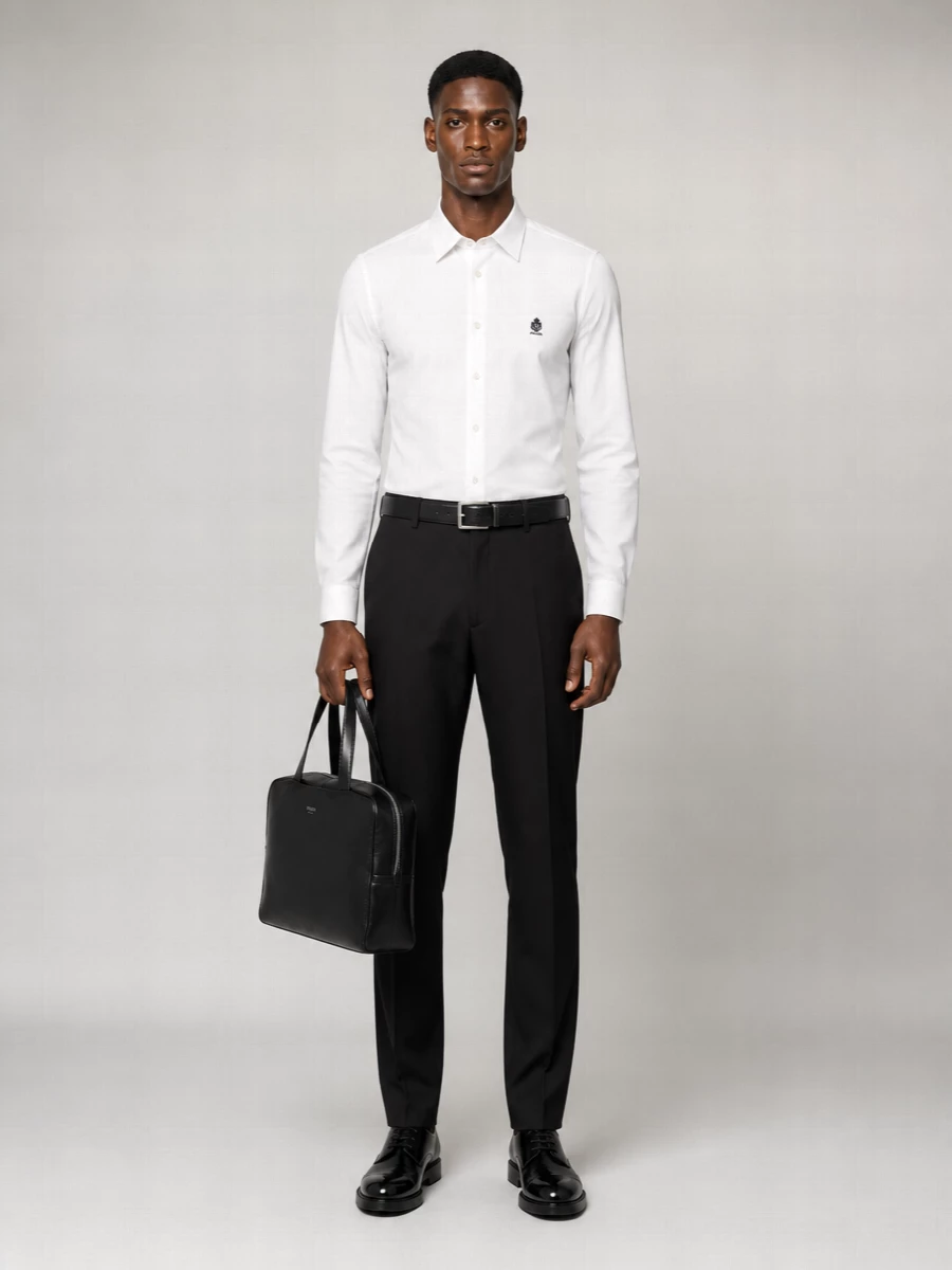 Prada Cotton Tailored Trousers