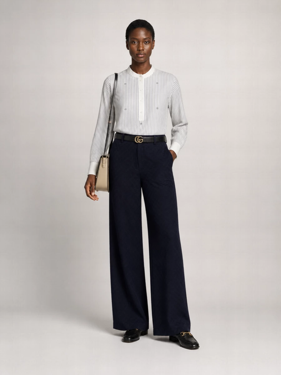 Gucci Embroidered Shirt