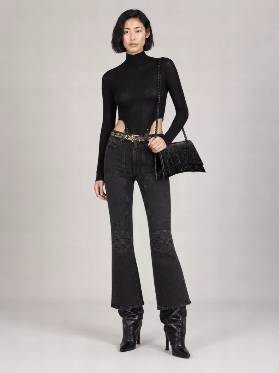 Jean Paul Gaultier Denim Flared Trousers