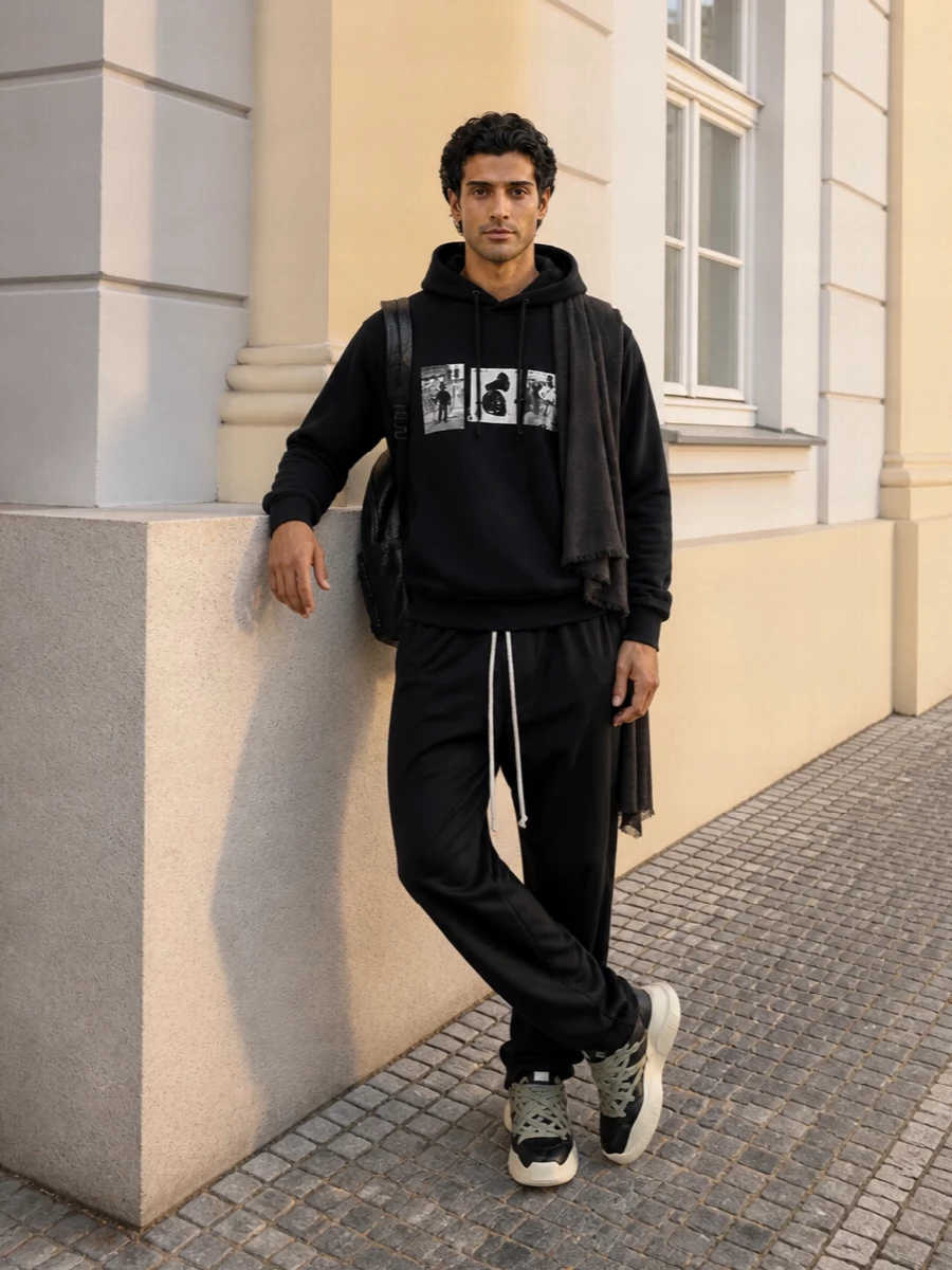 Undercover hoodie rick owens pants sneakers
