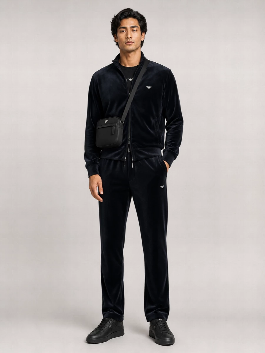 Emporio Armani Logo Lace-Up Sneakers