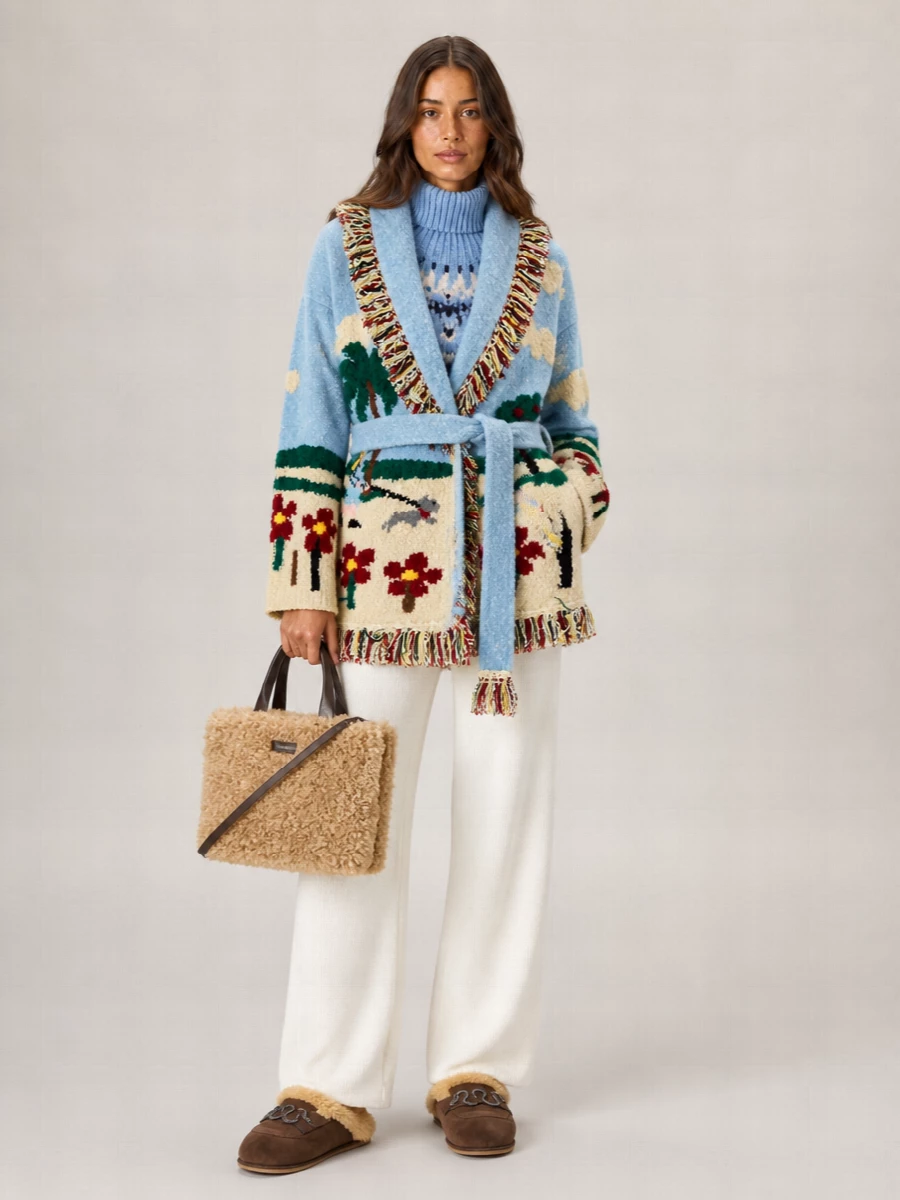 Alanui casa alanui knit robe