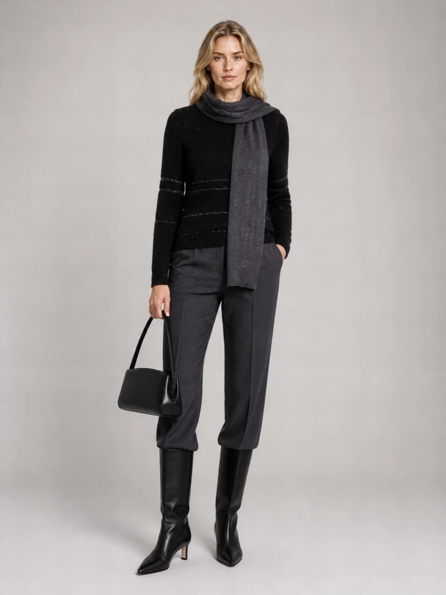 Fabiana Filippi virgin wool single-breasted coat