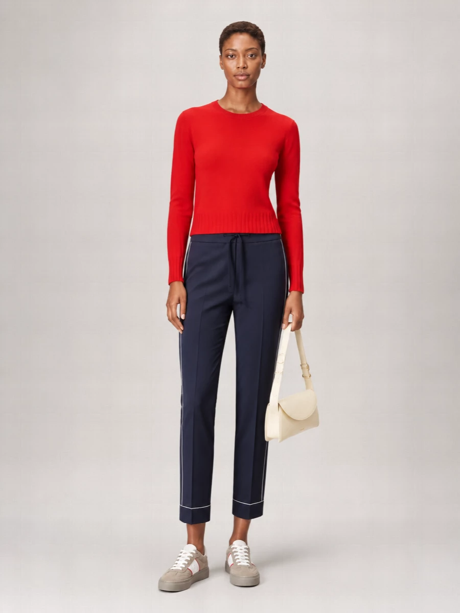 Furla Linen Low-Top Sneakers