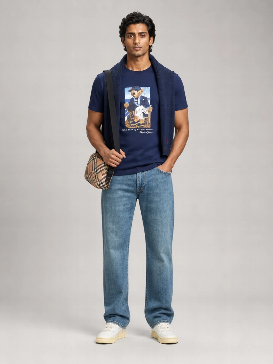 Polo Ralph Lauren Cotton Graphic Print T Shirt