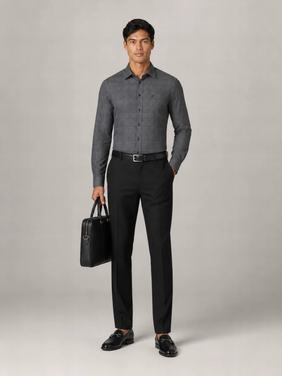 Ferragamo Embroidered Cotton Oxford Shirt
