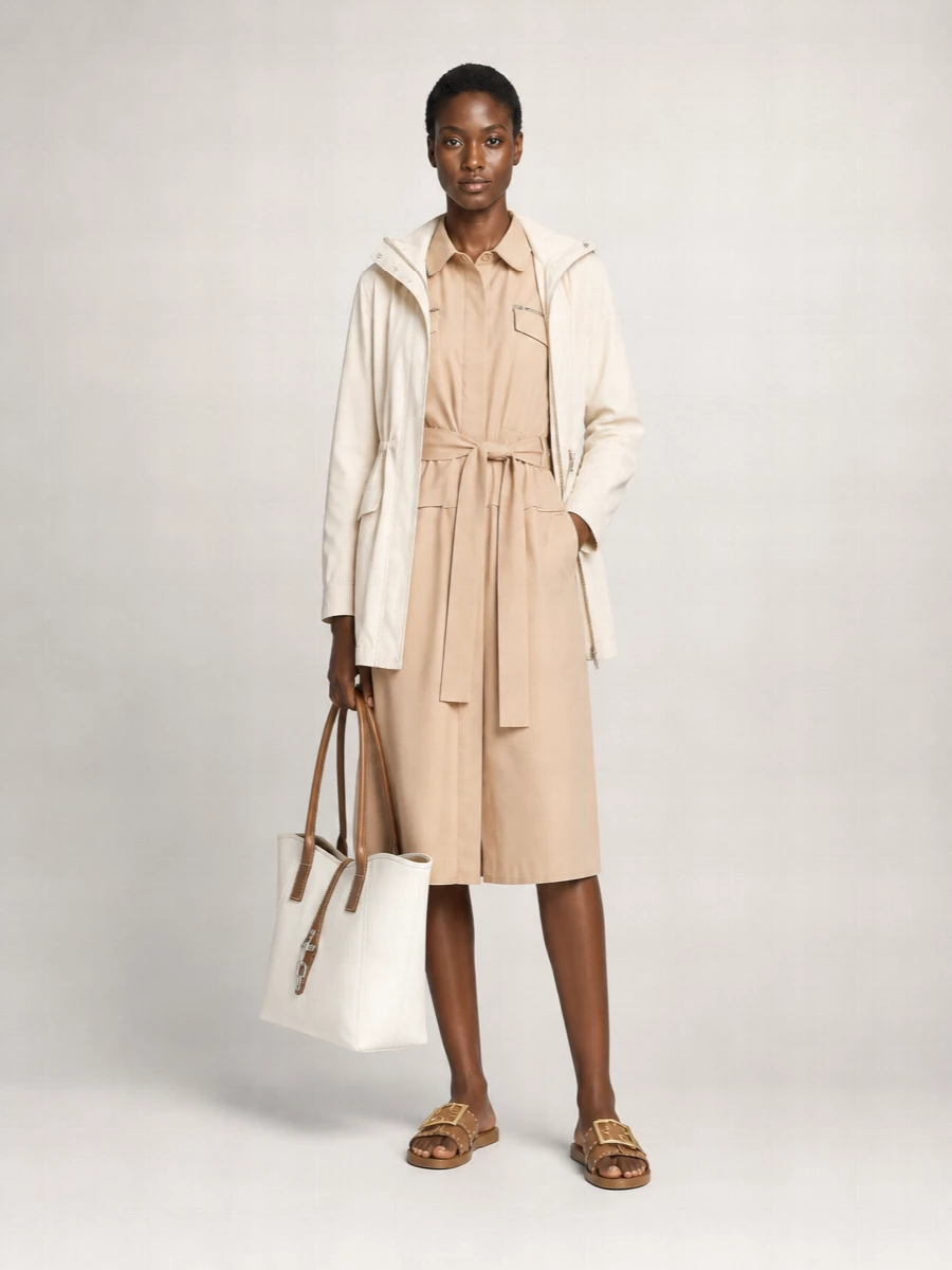 Fay Waterproof High-Neck Fitted Jacket