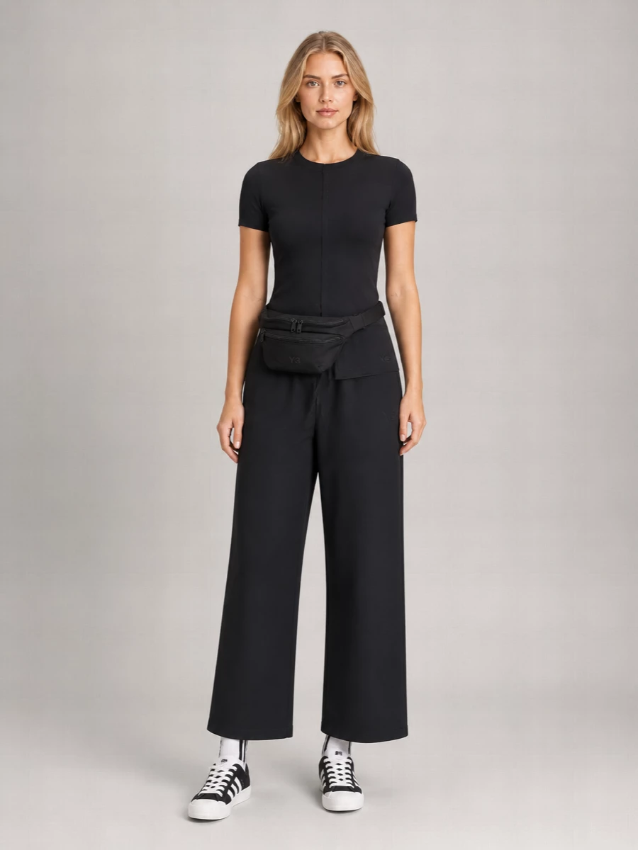 Y-3 Asymmetric Cotton T-Shirt