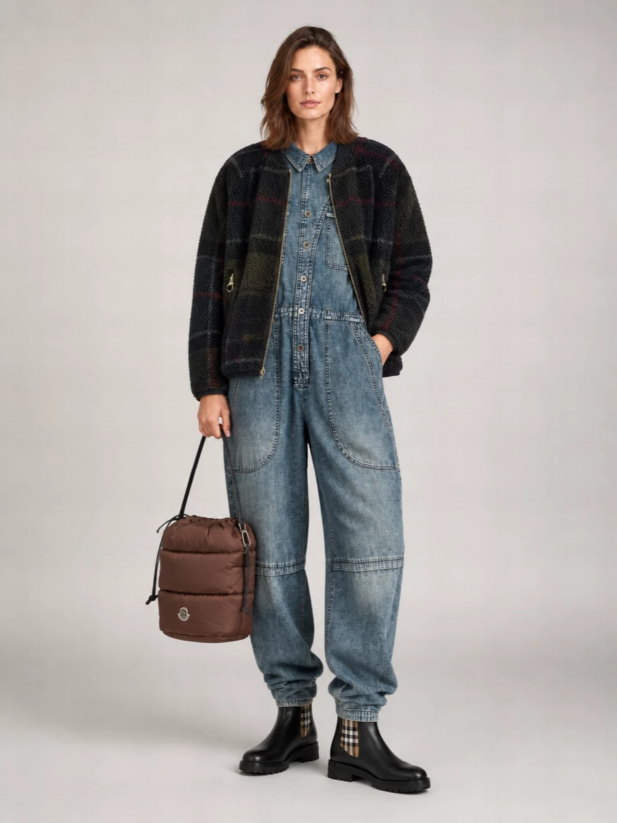 Barbour Tartan Fleece Jacket