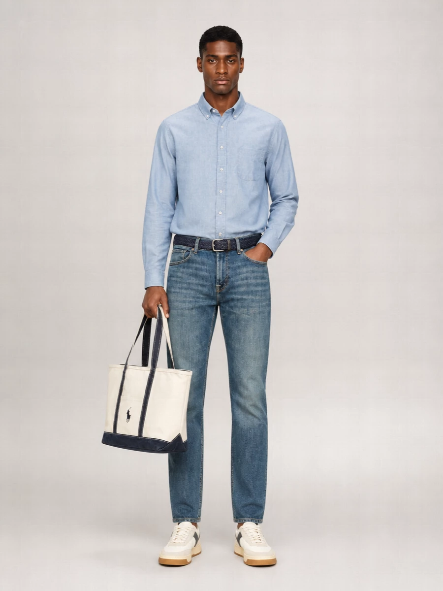 Beams Plus Linen Blend Casual Shirt