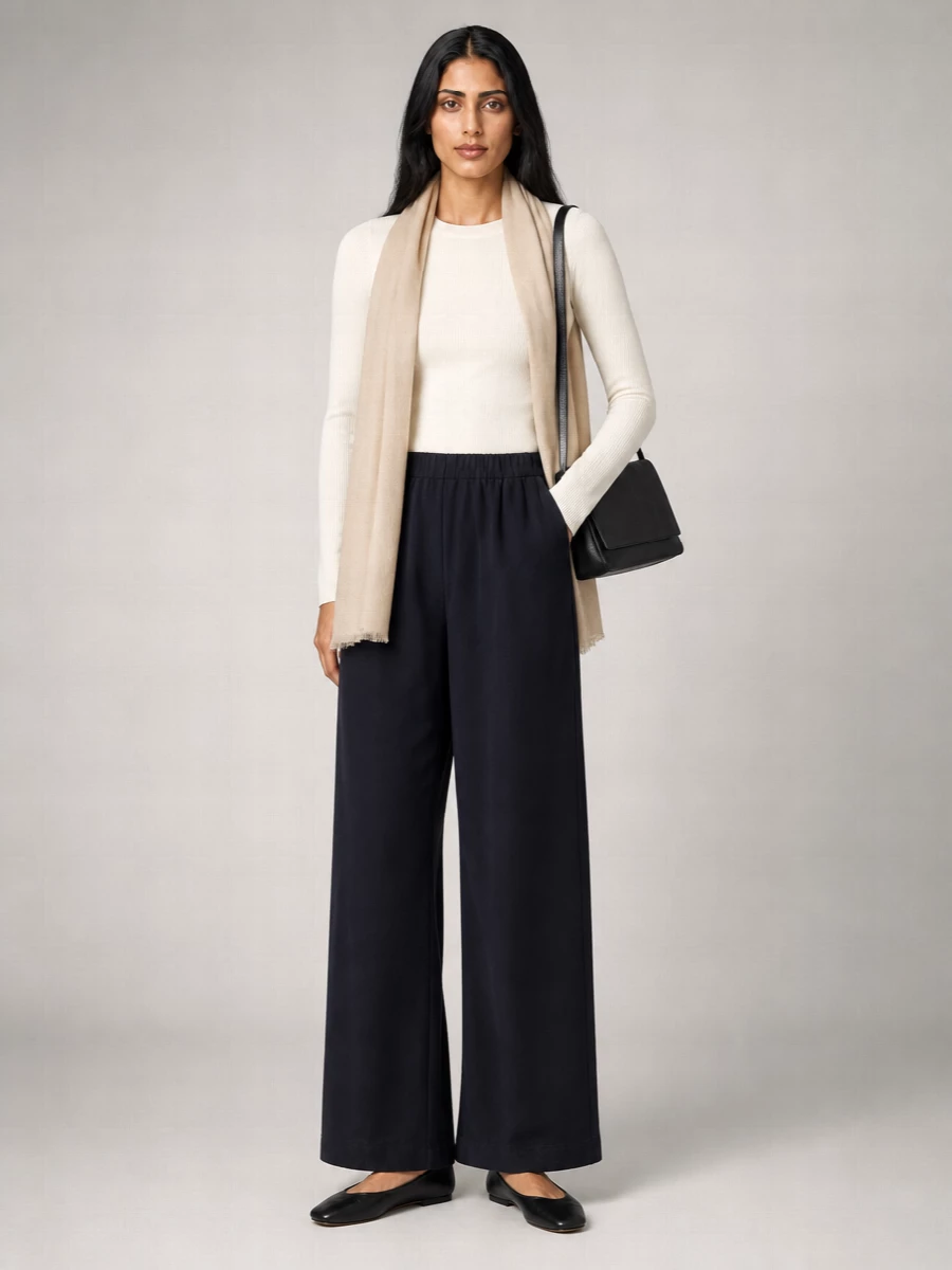 The Row Flared Wide-Leg Trousers